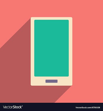 Flat with shadow icon and mobile applacation vector image
