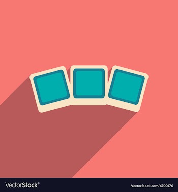 Flat with shadow icon and mobile applacation vector image