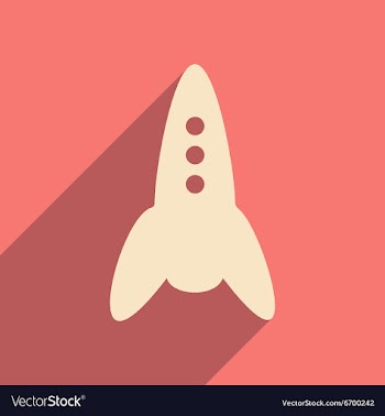 Flat with shadow icon and mobile applacation vector image