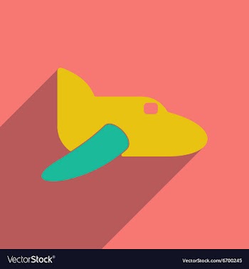 Flat with shadow icon and mobile applacation vector image