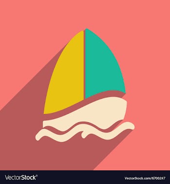 Flat with shadow icon and mobile applacation vector image