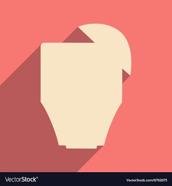 Flat with shadow icon and mobile applacation vector image