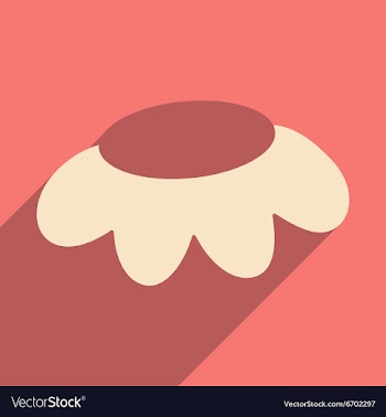 Flat with shadow icon and mobile applacation vector image