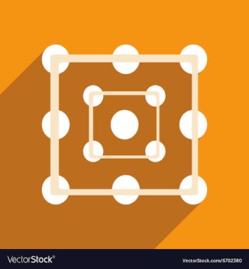Flat with shadow icon and mobile applacation vector image
