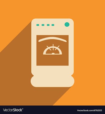 Flat with shadow icon and mobile applacation vector image