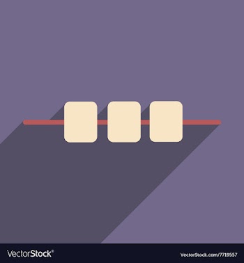 Flat with shadow icon and mobile applacation vector image
