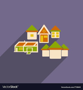 Flat with shadow icon and mobile applacation vector image