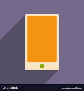 Flat with shadow icon and mobile applacation vector image