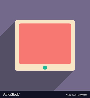 Flat with shadow icon and mobile applacation vector image