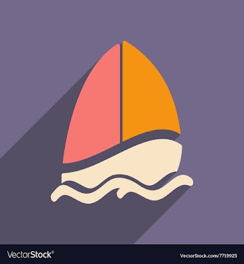 Flat with shadow icon and mobile applacation vector image