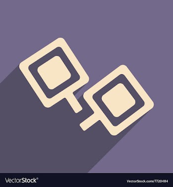 Flat with shadow icon and mobile applacation vector image