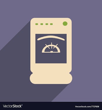 Flat with shadow icon and mobile applacation vector image