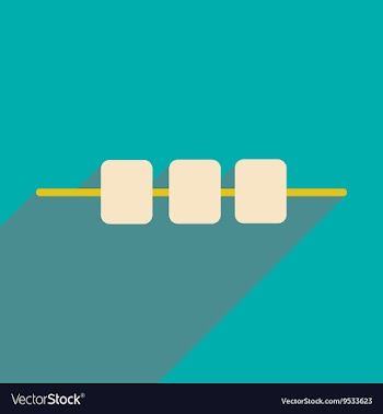 Flat with shadow icon and mobile applacation vector image