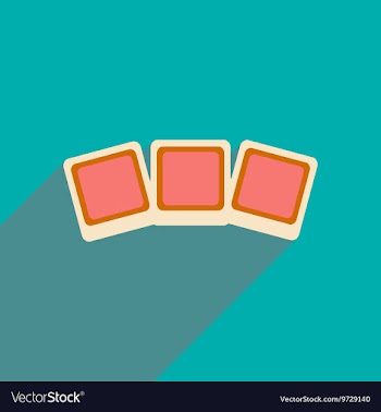 Flat with shadow icon and mobile applacation vector image