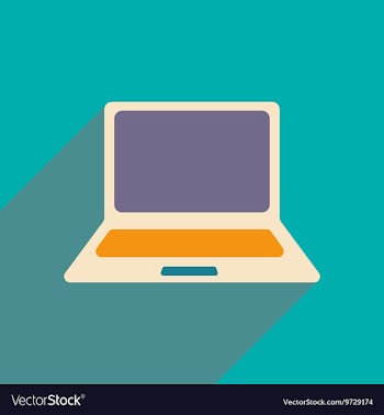 Flat with shadow icon and mobile applacation vector image