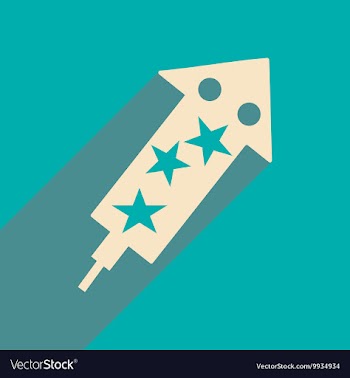 Flat with shadow icon and mobile applacation vector image