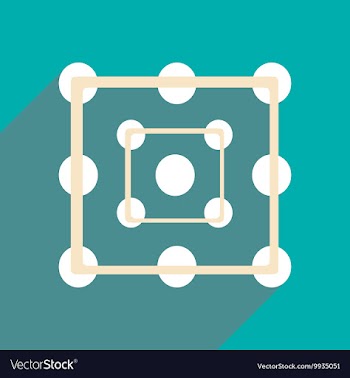 Flat with shadow icon and mobile applacation vector image