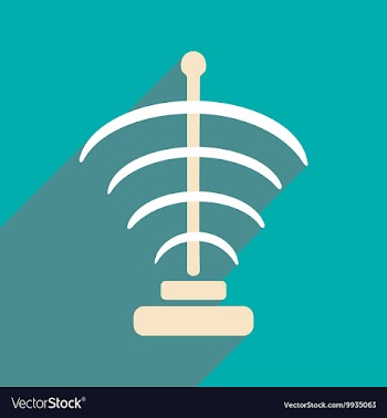 Flat with shadow icon and mobile applacation vector image