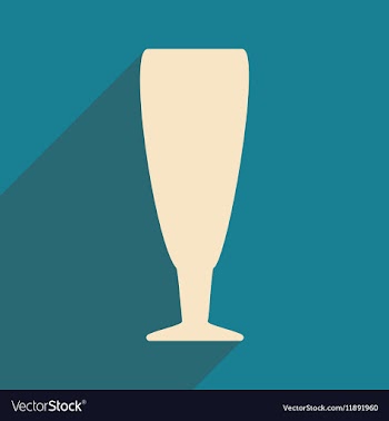 Flat with shadow icon and mobile applacation wine vector image
