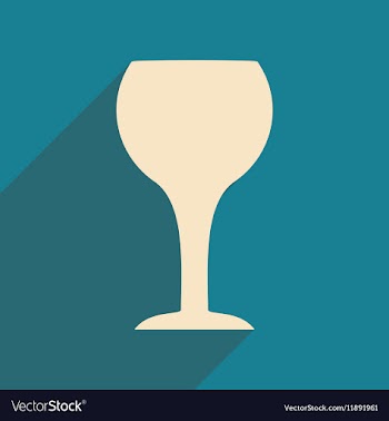 Flat with shadow icon and mobile applacation wine vector image