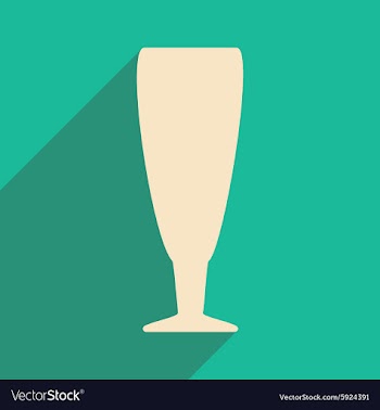 Flat with shadow icon and mobile applacation wine vector image