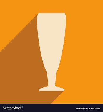 Flat with shadow icon and mobile applacation wine vector image