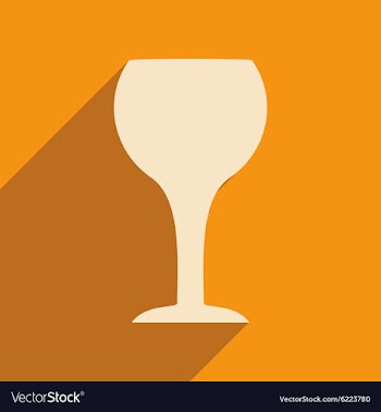 Flat with shadow icon and mobile applacation wine vector image