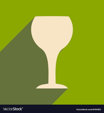 Flat with shadow icon and mobile applacation wine vector image