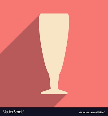 Flat with shadow icon and mobile applacation wine vector image
