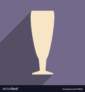 Flat with shadow icon and mobile applacation wine vector image