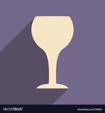 Flat with shadow icon and mobile applacation wine vector image