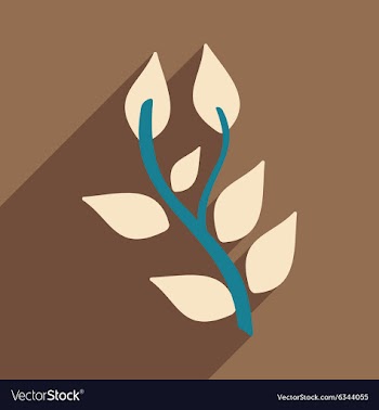 Flat with shadow icon and mobile application basil vector image