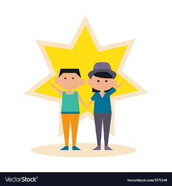 Flat with shadow icon and mobile application best vector image