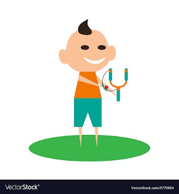 Flat with shadow icon and mobile application boy vector image
