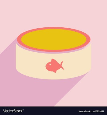 Flat with shadow icon and mobile application cat vector image