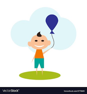 Flat with shadow icon and mobile application Child vector image