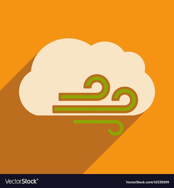Flat with shadow icon and mobile application cloud vector image