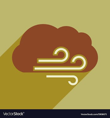 Flat with shadow icon and mobile application cloud vector image