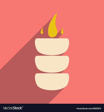 Flat with shadow icon and mobile application coals vector image