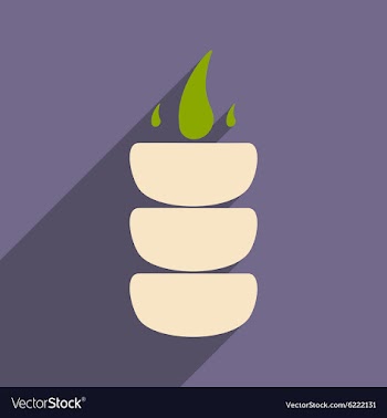 Flat with shadow icon and mobile application coals vector image