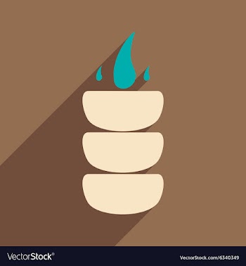 Flat with shadow icon and mobile application coals vector image