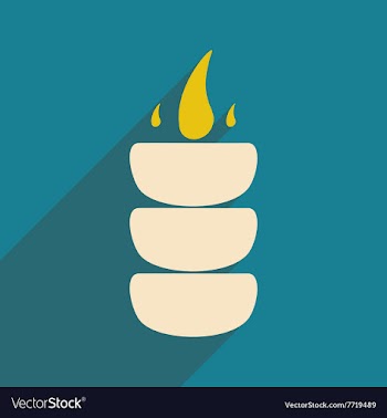 Flat with shadow icon and mobile application coals vector image