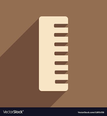 Flat with shadow icon and mobile application comb vector image