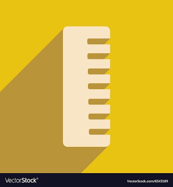 Flat with shadow icon and mobile application comb vector image