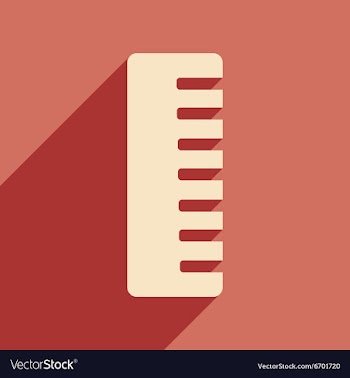 Flat with shadow icon and mobile application comb vector image