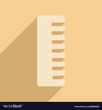 Flat with shadow icon and mobile application comb vector image
