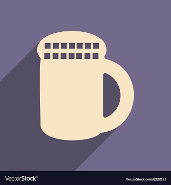 Flat with shadow icon and mobile application cover vector image