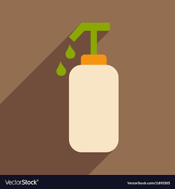 Flat with shadow icon and mobile application cream vector image