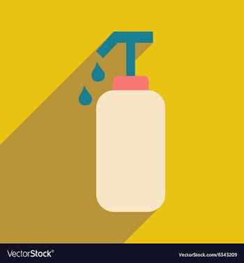Flat with shadow icon and mobile application cream vector image