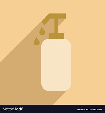 Flat with shadow icon and mobile application cream vector image